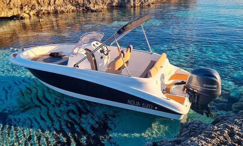 AQUA 629 of Lizard Boats in Ibiza